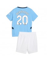 Manchester City Bernardo Silva #20 Hjemmedraktsett Barn 2024-25 Korte ermer (+ bukser)